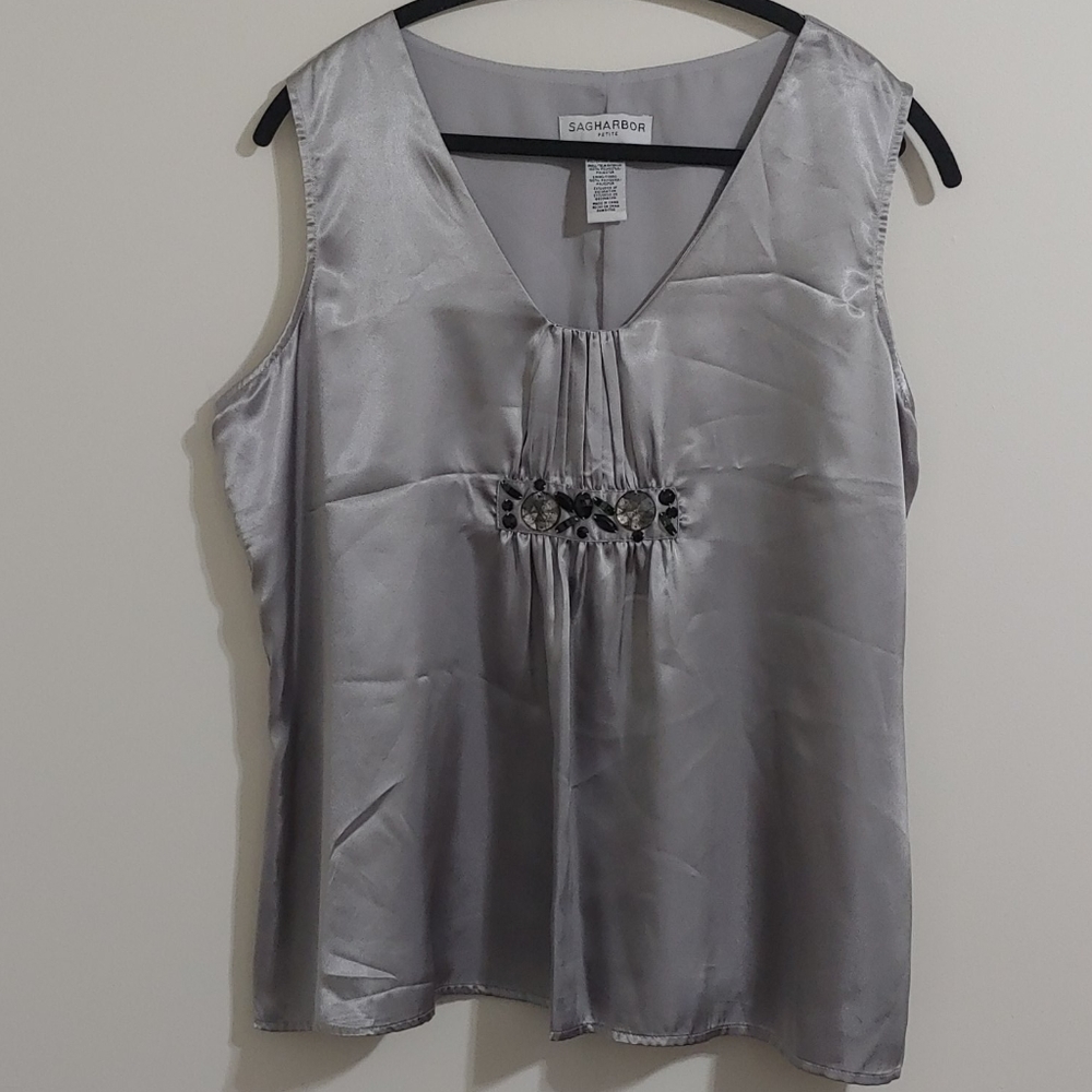 Sag Harbour Silver fashionable Tank